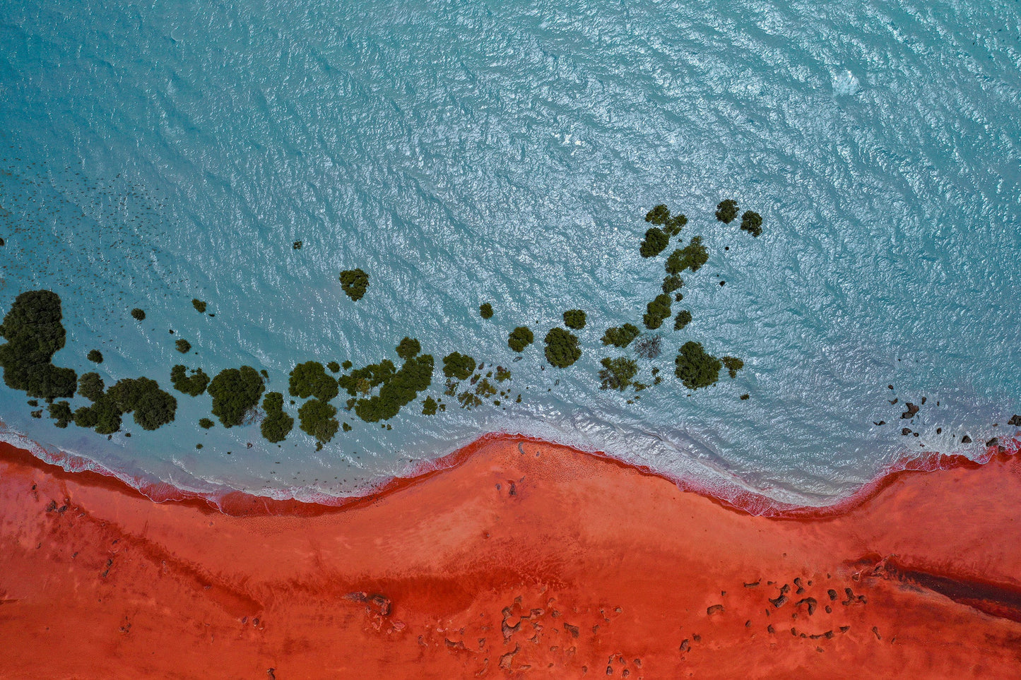 Wa2521 - Red Sand Beach - Professional Fine Art Print and Wall Art by MK2 Photos
