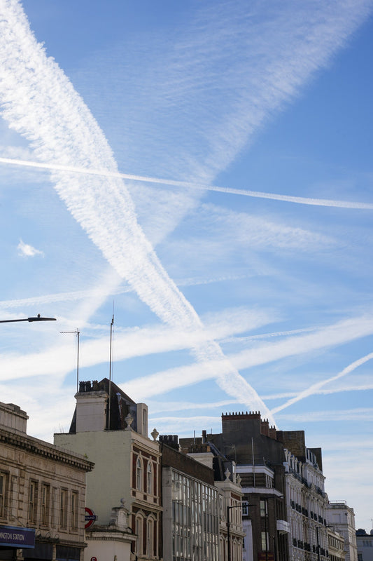 Lo2406 - Con Trails - Professional Fine Art Print and Wall Art by MK2 Photos