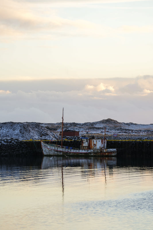 Ic2507 - Iceland Boat - Professional Fine Art Print and Wall Art by MK2 Photos