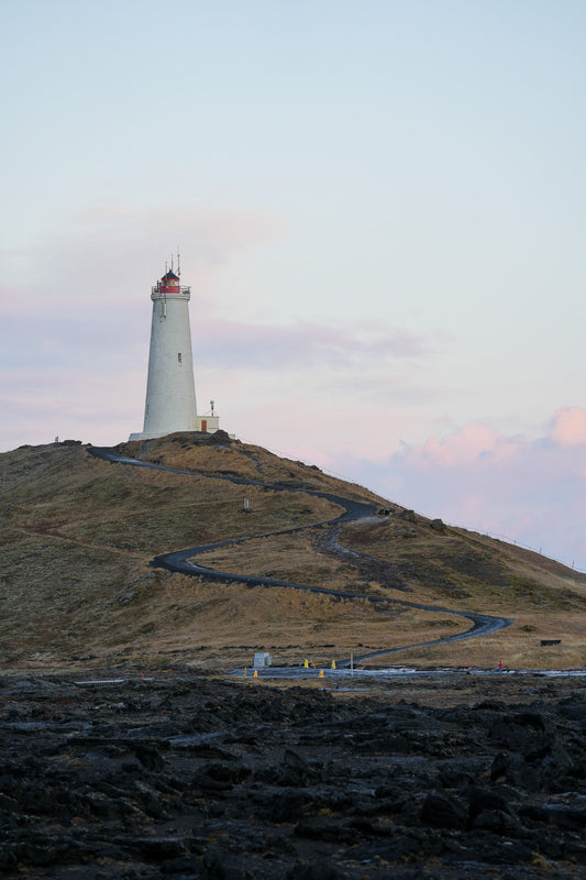 Ic2510 - Iceland Lighthouse - Professional Fine Art Print and Wall Art by MK2 Photos